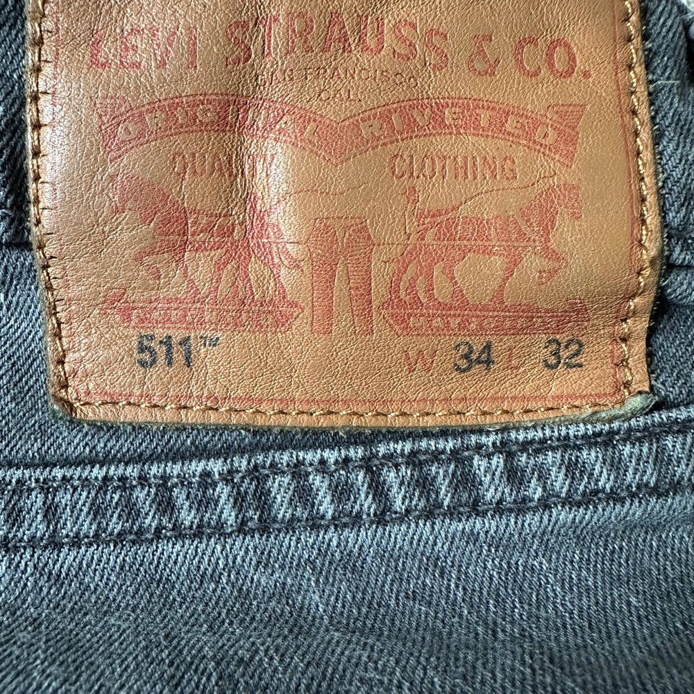 Levi's Gray Slim Jeans with Iconic Style